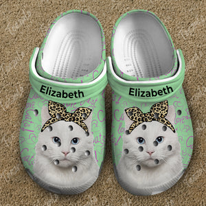 Just Love Cat Personalized Clogs Shoes