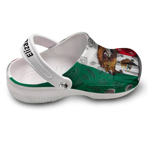 Mexico Personalized Clogs Shoes With Symbols MX 2