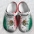 Pride Mexican Mexico Flag Personalized Clogs Shoes