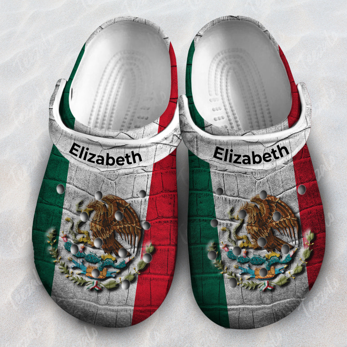 Mexico Personalized Clogs Shoes In Full Pattern