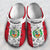 Peruvian Flag Personalized Clogs Shoes With Your Name