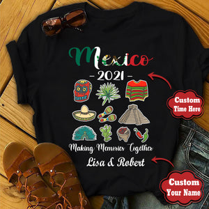 Mexico Family Vacation Personalized Shirt Making Memories Together - Vacation T-shirt Teezalo