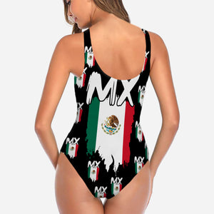 Mexico MX Flag Swimsuit