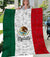 Mexico Flag And Symbols Personalized Fleece Blanket With Your Name