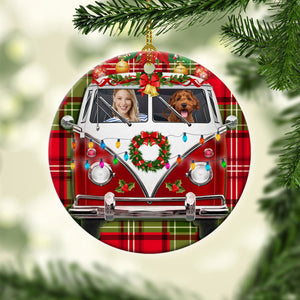 Dog Christmas Personalized Ornaments TH1025 2