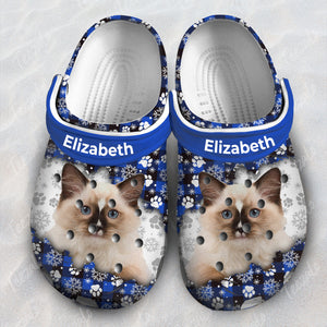 Cat Personalized Clogs Shoes Gift For Cat Lovers HH1027