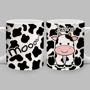 Cow Moo Personalized Mug For Cow Lovers