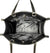 Cat Personalized Leather Handbag With Flower Pattern Black