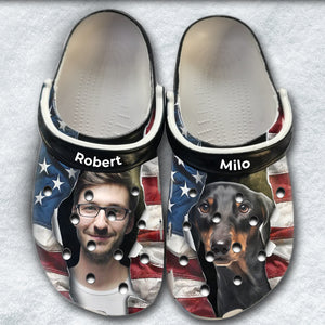 Dog Lovers Personalized Clogs Shoes With Photo