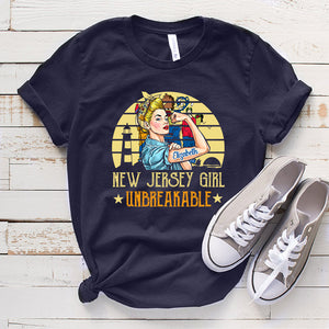 Jersey Girl Unbreakable Personalized T-shirt - T-shirt Born Teezalo