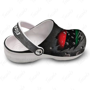 Vintage Pan Africa Flag Personalized Clogs Shoes With Your Name