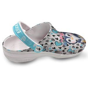 Penguin Personalized Clogs Shoes With Penguin Cute