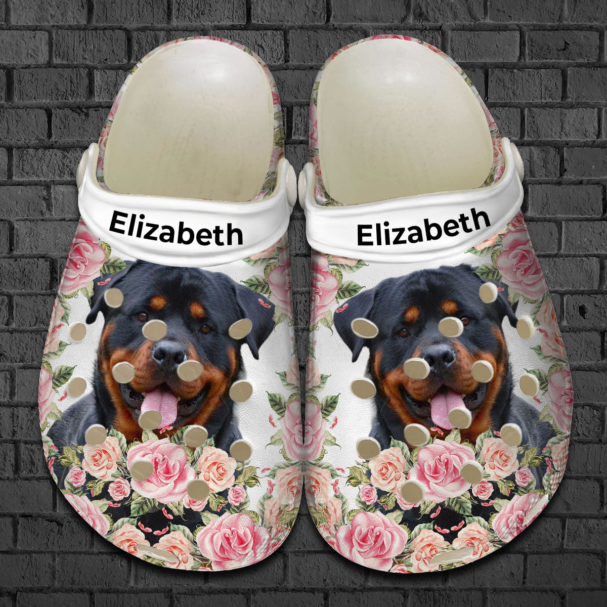 Personalized Dog Lovers Clogs Shoes - Pet Portrait Dog Gifts