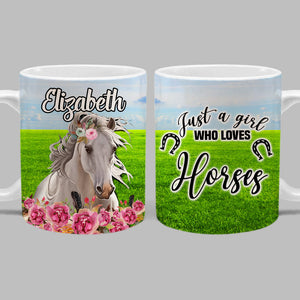 Personalized Horse Mug Just A Girl Who Loves Horse