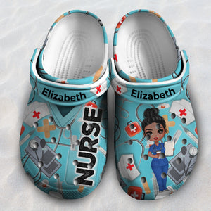 Personalized Nurse Clogs Shoes With Symbols TH0309