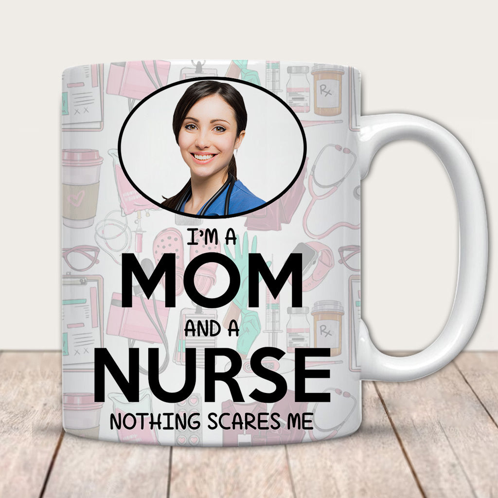 Personalized Nurse Mug, I'm A Mom And A Nurse