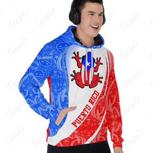 Personalized Puerto Rico Hoodies For Unisex With Flag Cover