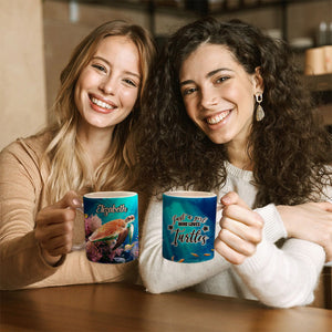 Personalized Turtle Mug Just A Girl Who Loves Turtles
