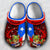 Puerto Rican Roots Flag Heritage Personalized Clogs Shoes