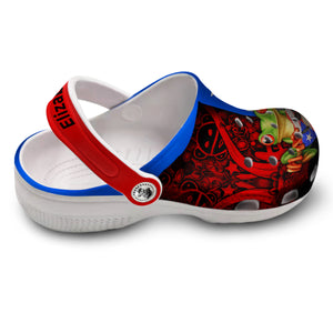 Puerto Rican Roots Flag Heritage Personalized Clogs Shoes