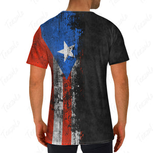 Puerto Rico Puerto Rican Flag Grunge Distressed Shirt