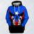 Puerto Rico Flag Skull 3D Personalized Hoodie