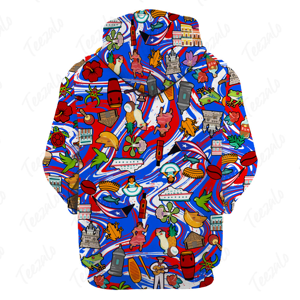 Puerto Rico Personalized Hoodie HOMCFS