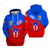 Puerto Rico Flag Cover 3D Personalized Hoodie With Puerto Rico Coat of Arms