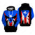Puerto Rico Flag Skull 3D Personalized Hoodie