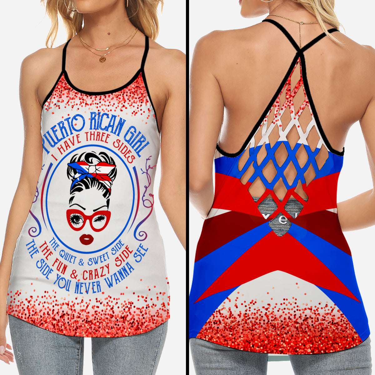 Girls In Low Cut Tanks
