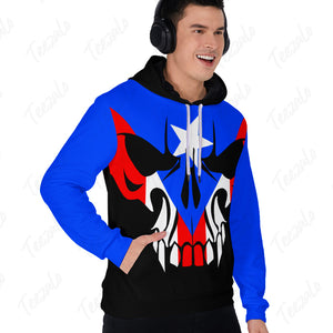 Puerto Rico Flag Skull 3D Personalized Hoodie