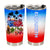 Puerto Rico Map Personalized Tumbler With Symbols