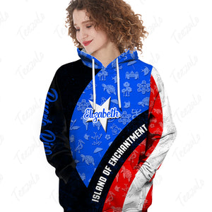 Puerto Rico Flag Island Of Enchantment Custom Your Name Hoodie 3D