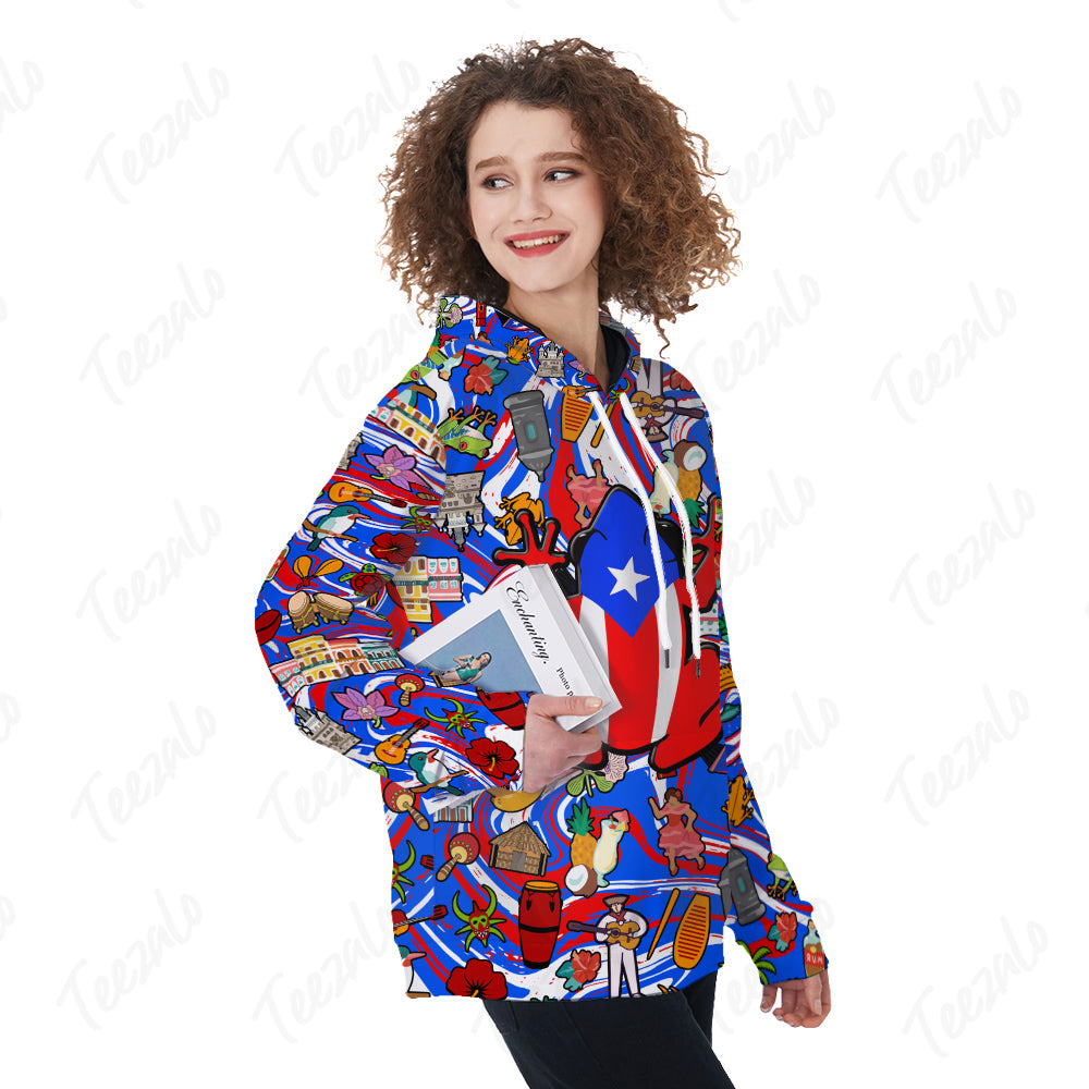 Puerto Rico Personalized Hoodie HOMCFS