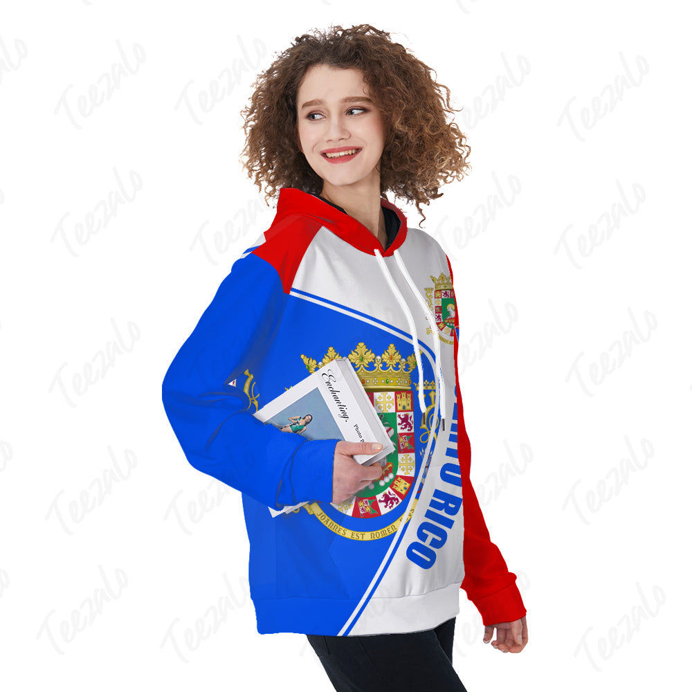 Puerto Rico Flag 3D Personalized Hoodie for Men Women