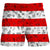 Puerto Rico Men Beach Shorts With Symbols On Flag