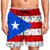 Puerto Rico Men Beach Shorts With Symbols On Flag