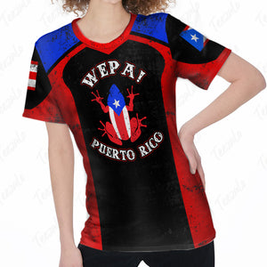 Puerto Rico Flag Unisex 3D Personalized T-shirt