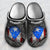 Vintage Puerto Rico Flag Personalized Clogs Shoes With Your Name