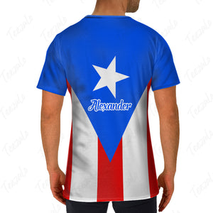 Puerto Rico Coat Of Arms Custom Your Name 3D T-shirt