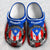 Puerto Rico Puerto Rican Born & Proud Personalized Clogs Shoes