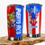 Puerto Rico Flag Personalized Tumbler With Coqui