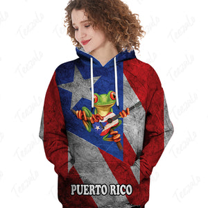 Puerto Rico Puerto Rican Flag Pride Personalized Hoodie