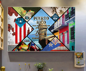Puerto Rico Saying Posters Wall Art Decor - Poster Born Teezalo