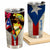 Puerto Rico Frog Tumbler Zipper Flag Personalized Steel Cup