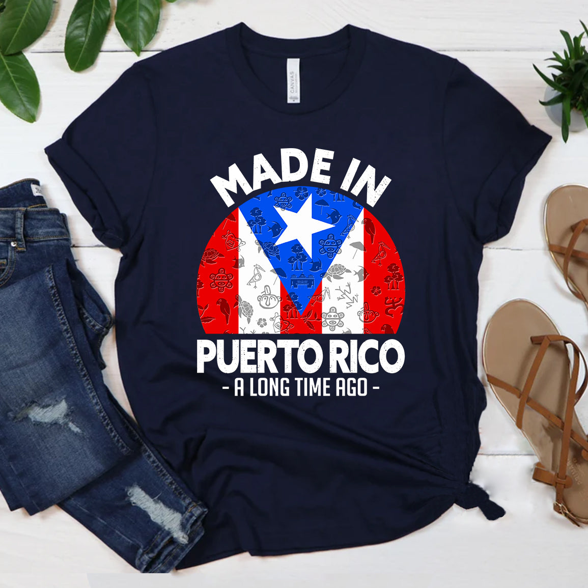 Made In Puerto Rico A Long Time Ago Vintage T-shirt - T-shirt Born Teezalo