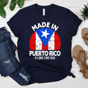 Made In Puerto Rico A Long Time Ago Vintage T-shirt - T-shirt Born Teezalo