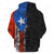 Puerto Rico Puerto Rican Flag Grunge Distressed Hoodie