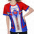 Puerto Rico Flag Colorful Custom Your Name 3D T-shirt - All Over T Shirt Born Teezalo