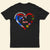 Puerto Rican Girl Heart With Symbols Personalized T-shirt